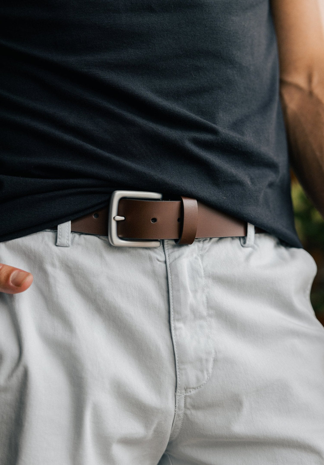 Daily Leather Belt Brown