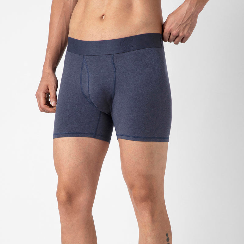 Navy Bamboo Boxer Brief