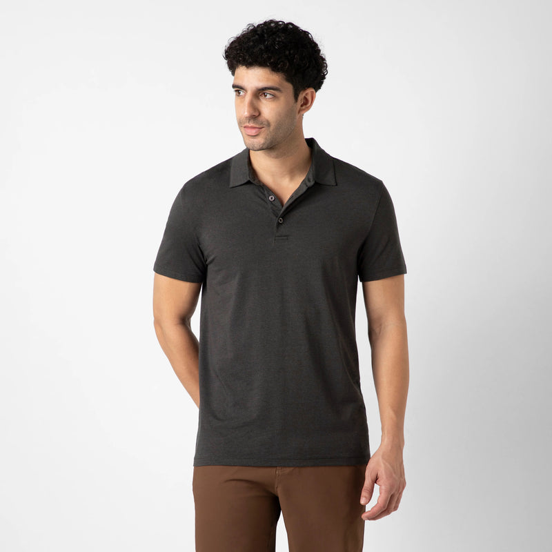 Black Bamboo Polo