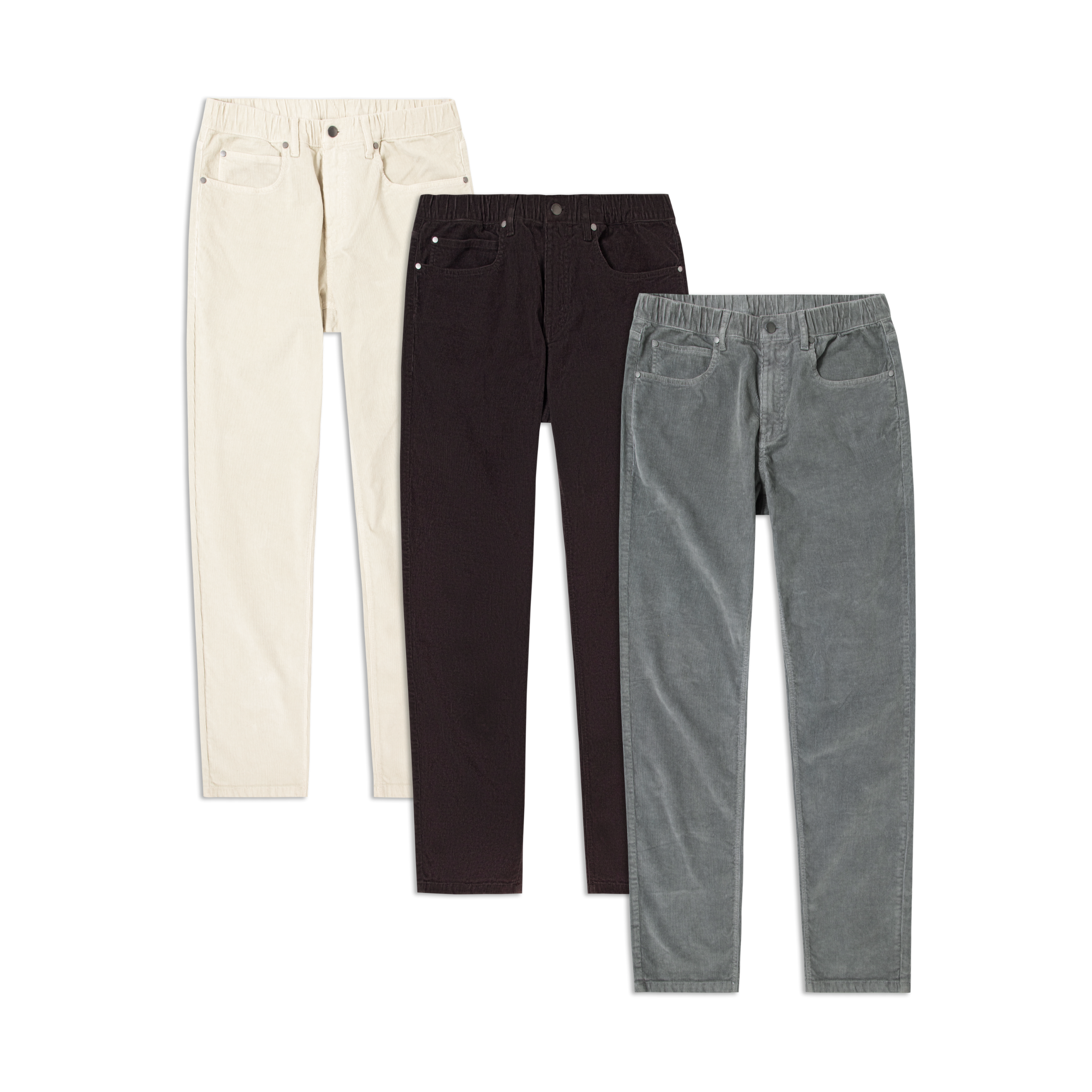 Men's Corduroy 5-Pocket Pant 3 Pack | Bearbottom