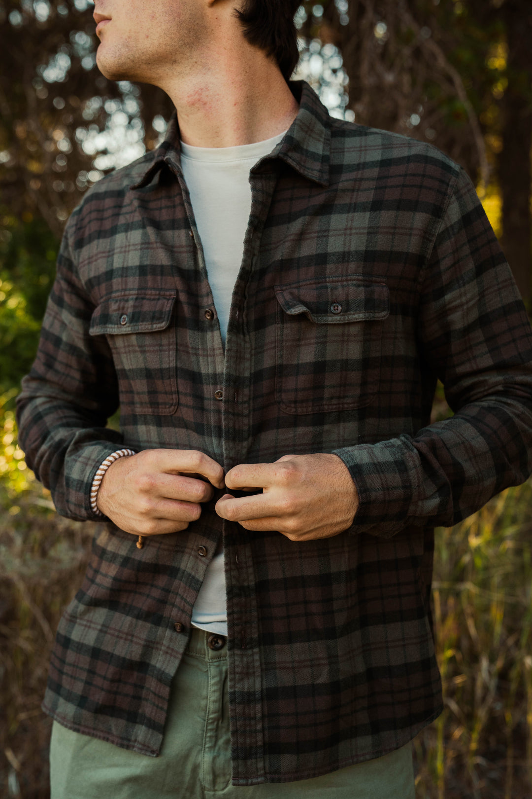 Everyday Flannel Shirt Deep Blue/Black