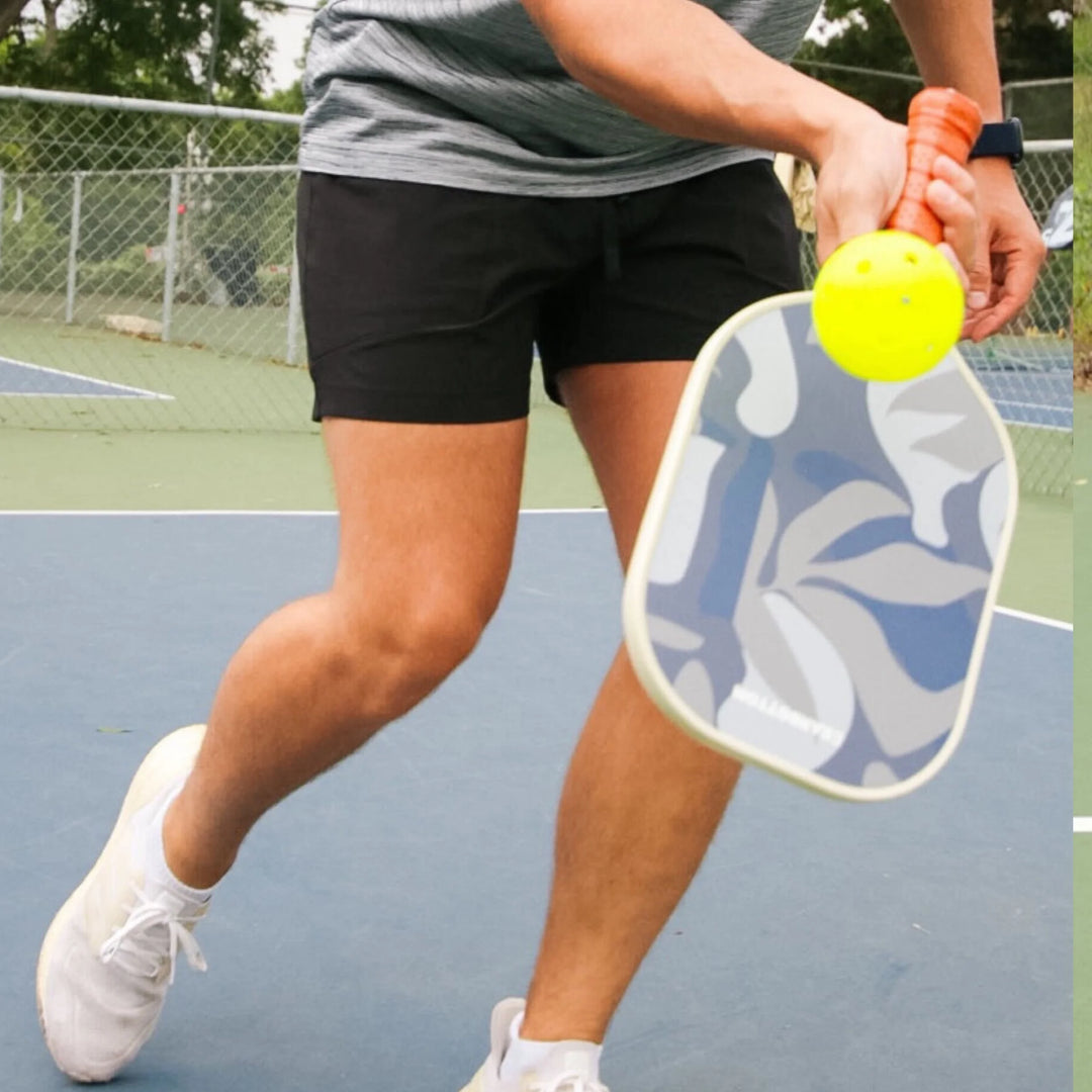 Recess x Bearbottom Pickleball Paddle on court