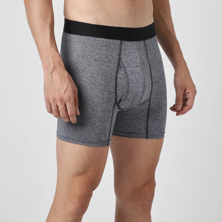 Active Brief Indigo side on model