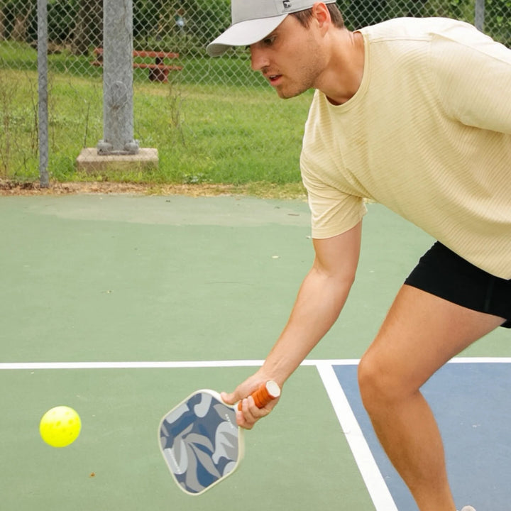 Recess x Bearbottom Pickleball Paddle on court