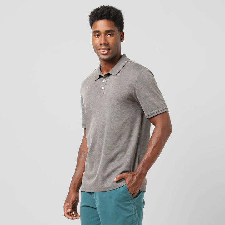 Range Polo Charcoal side on model