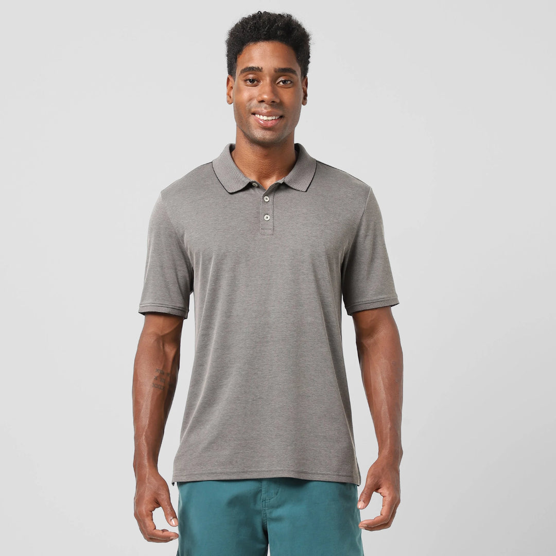 Range Polo Charcoal front on model
