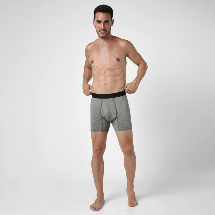 Active Brief Sea Green full body on model