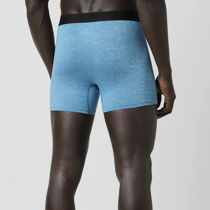 Active Brief Blue back on model