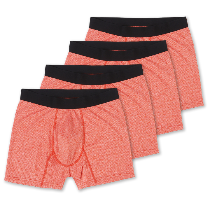 Active Brief 4 Pack Bright Orange