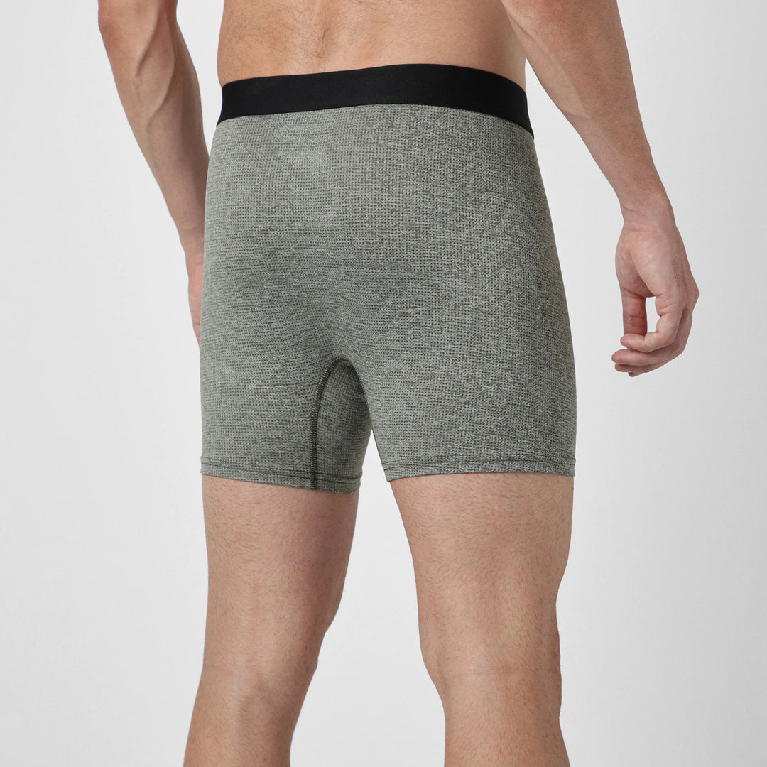 Active Brief Sea Green back  on model