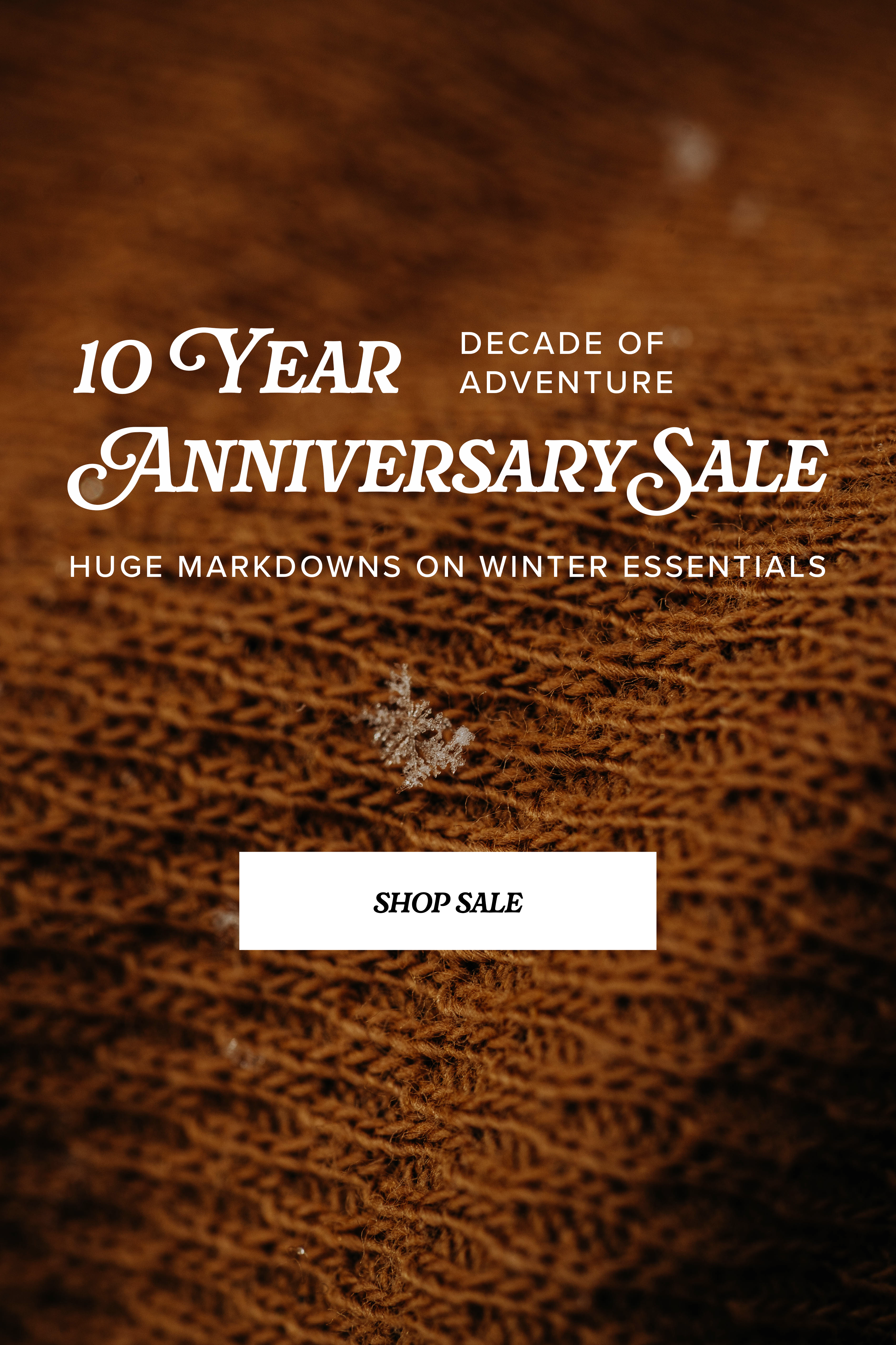 Bearbottom 10 Year Anniversary Sale - Huge Markdowns on Winter Essentials