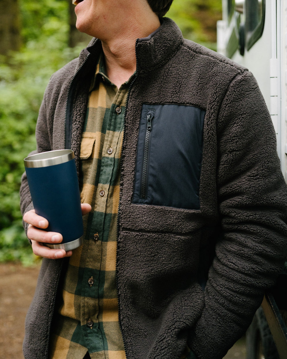 Full-Zip Sherpa Jacket