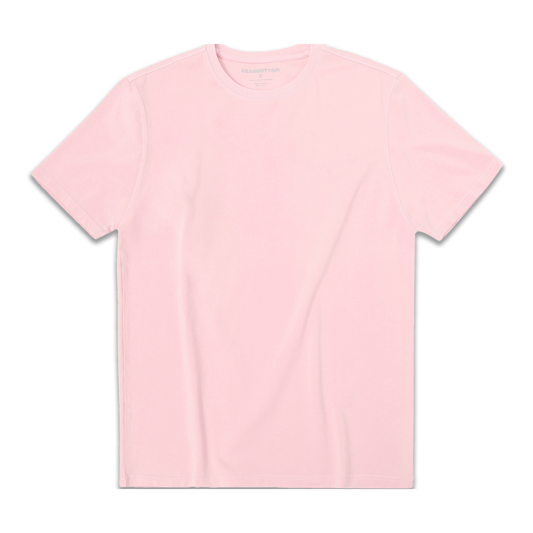 Natural Dye Tee pink front