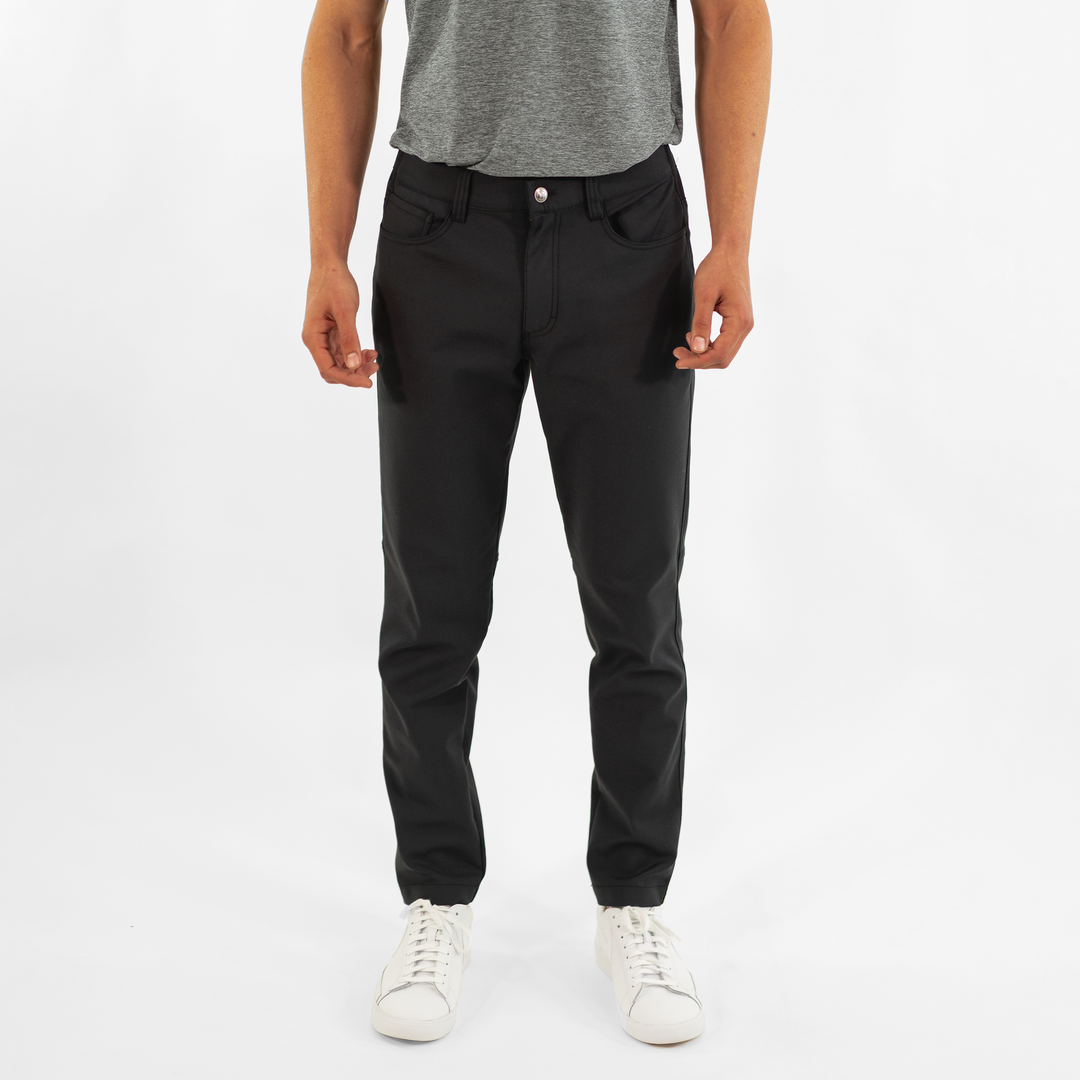 Ace Pant Black front on model