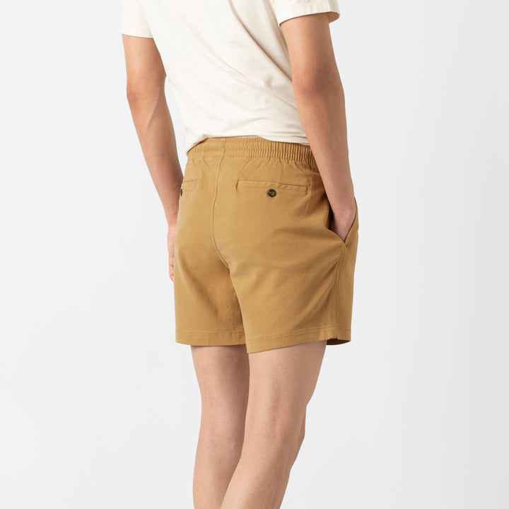Alto Short Khaki 5 back on model