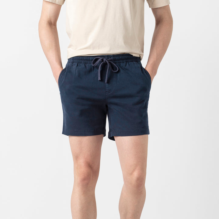 Alto Short Navy 5 front on model