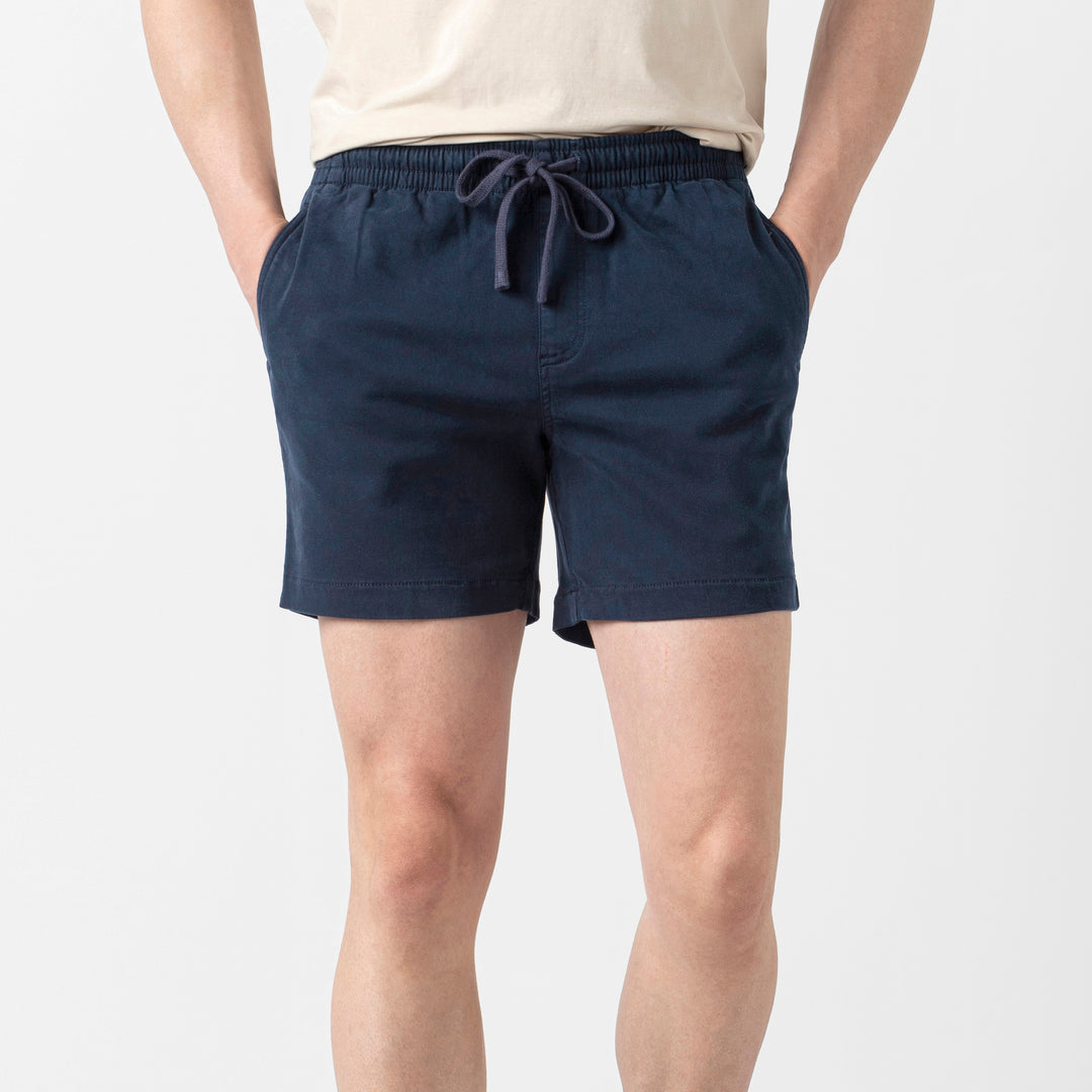 Alto Short 5.5" Navy front on model
