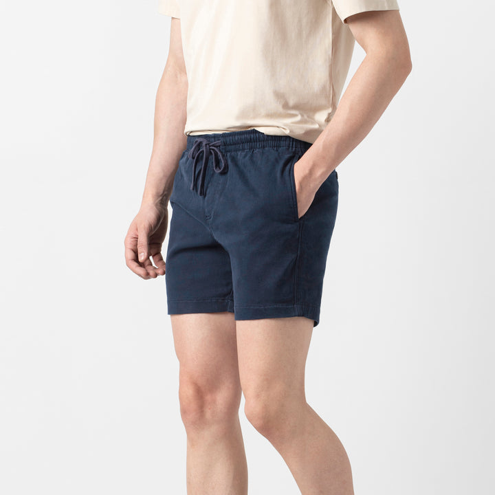 Alto Short Navy 5 side on model