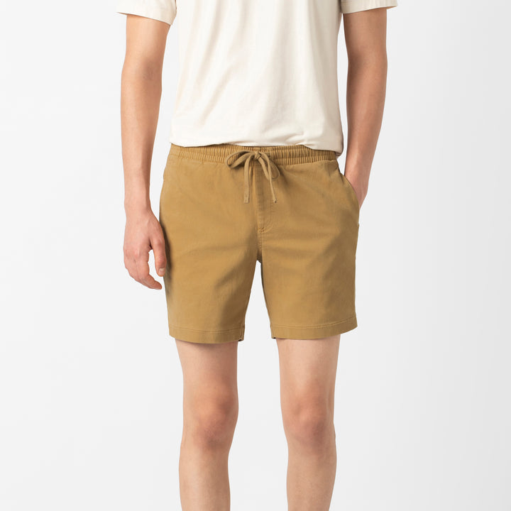 Alto Short Khaki 7 front on model