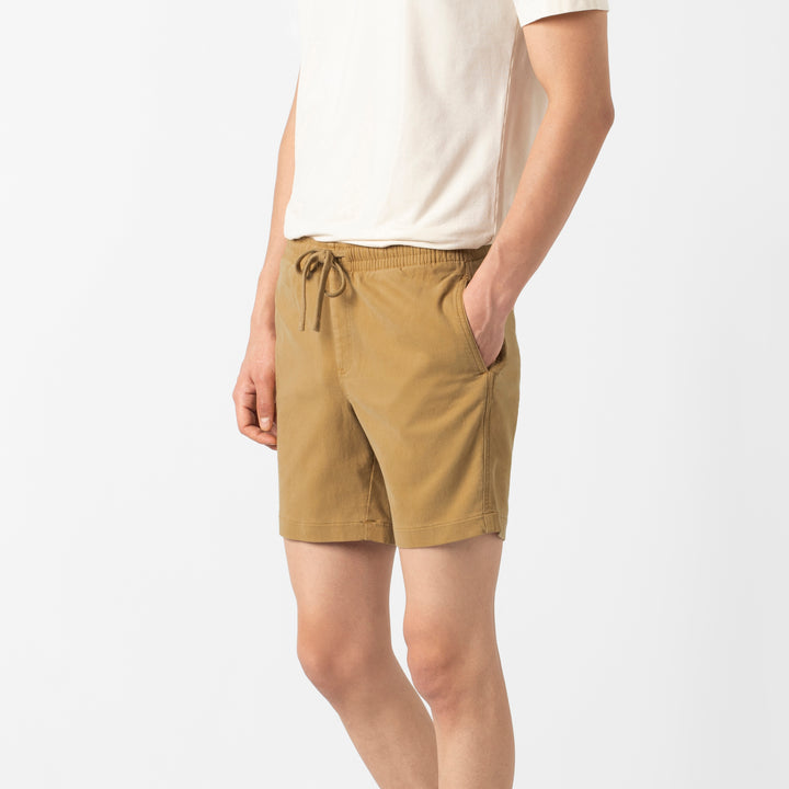 Alto Short Khaki 7 side on model