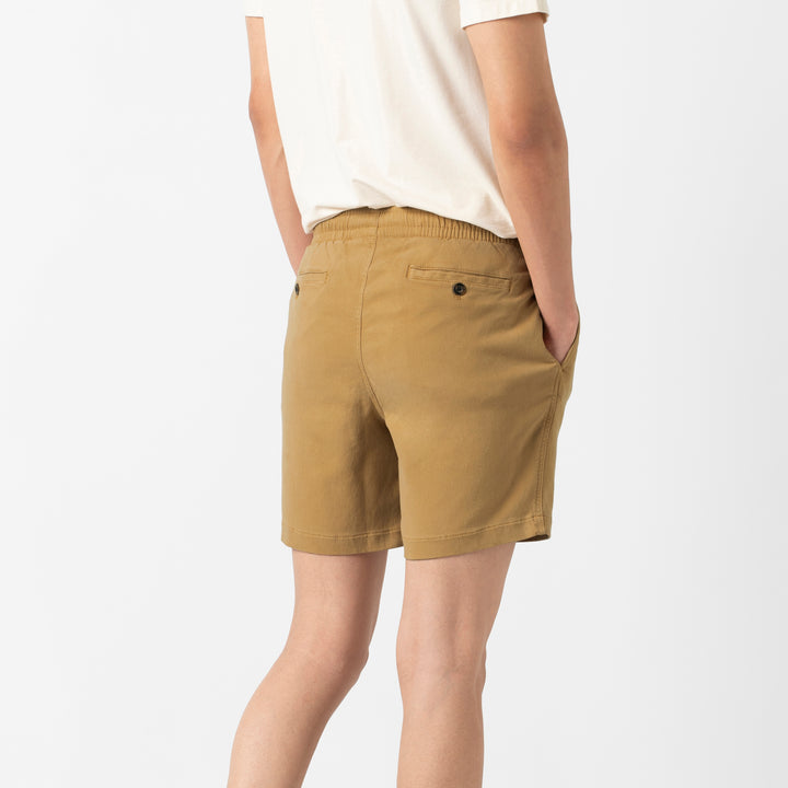 Alto Short Khaki 7 back on model