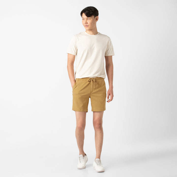 Alto Short Khaki 7 full body on model
