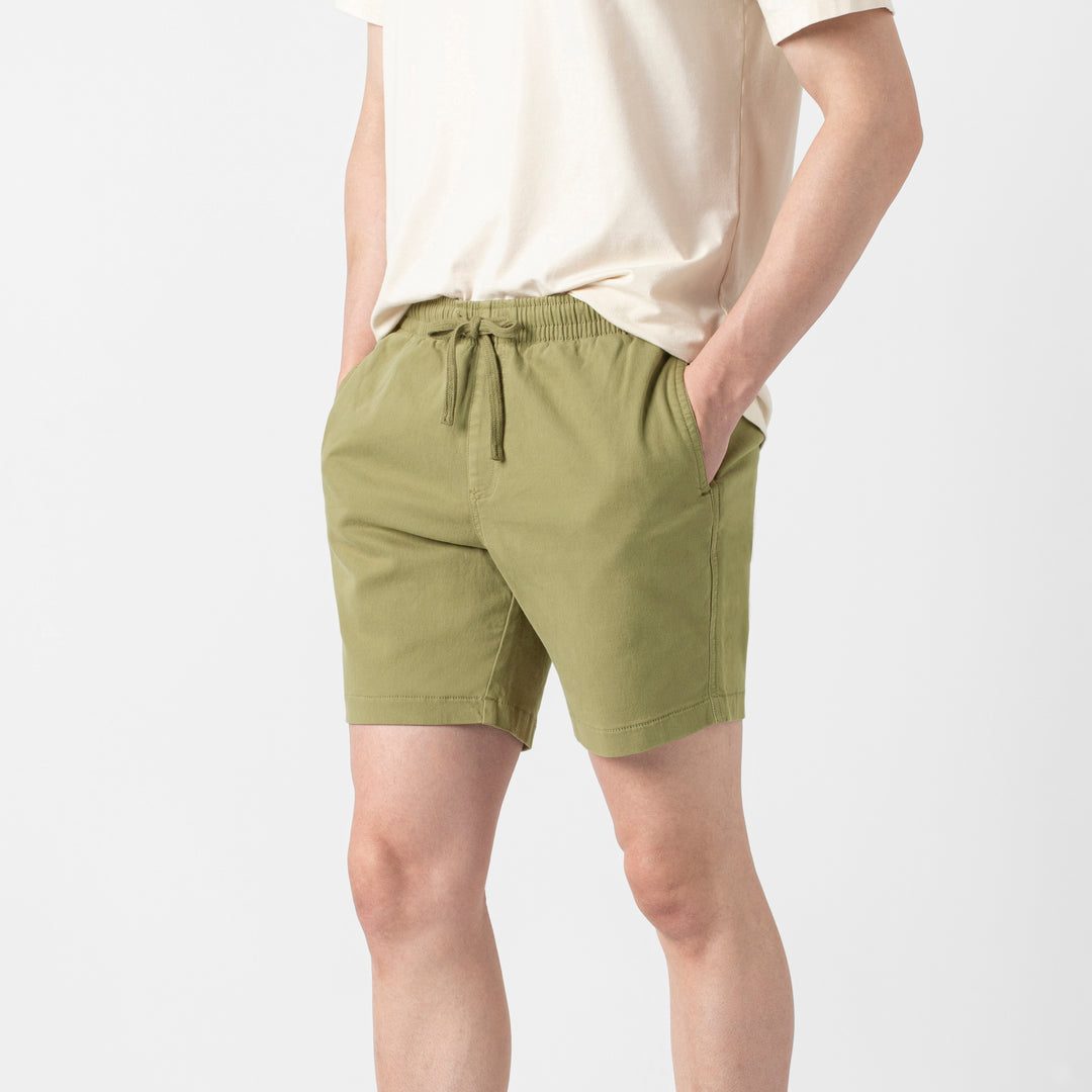 Alto Short Olive 7 side on model
