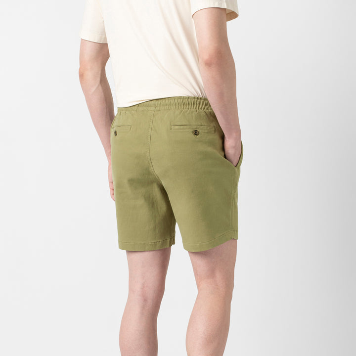 Alto Short Olive 7 back on model