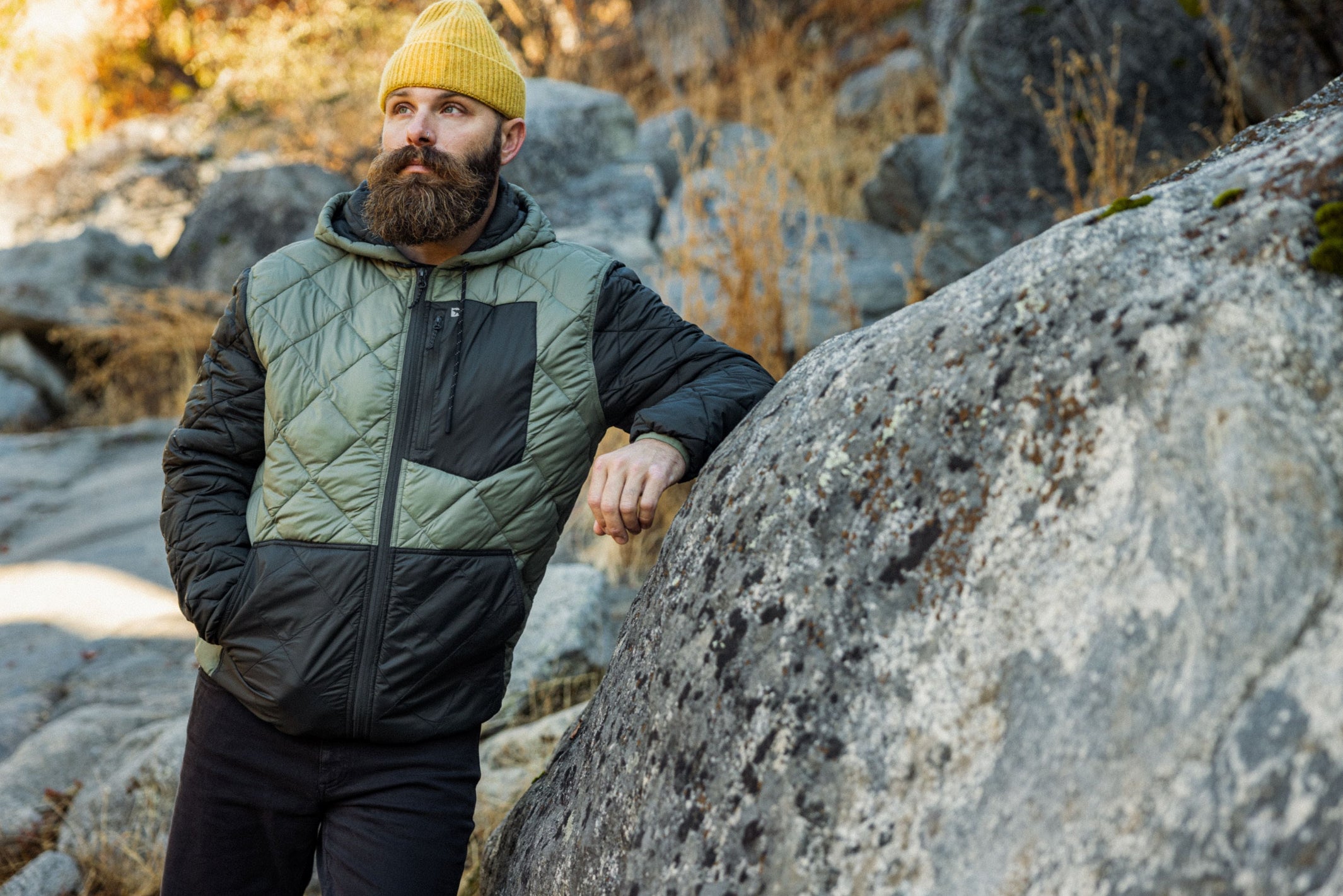 Backyard Quilted Jacket in Fern