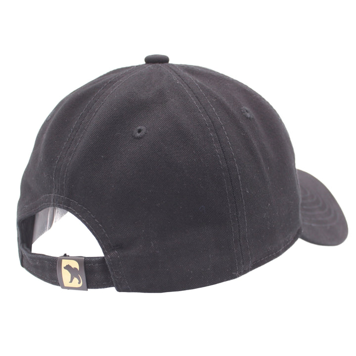Bearbottom Logo Dad Hat Black back view