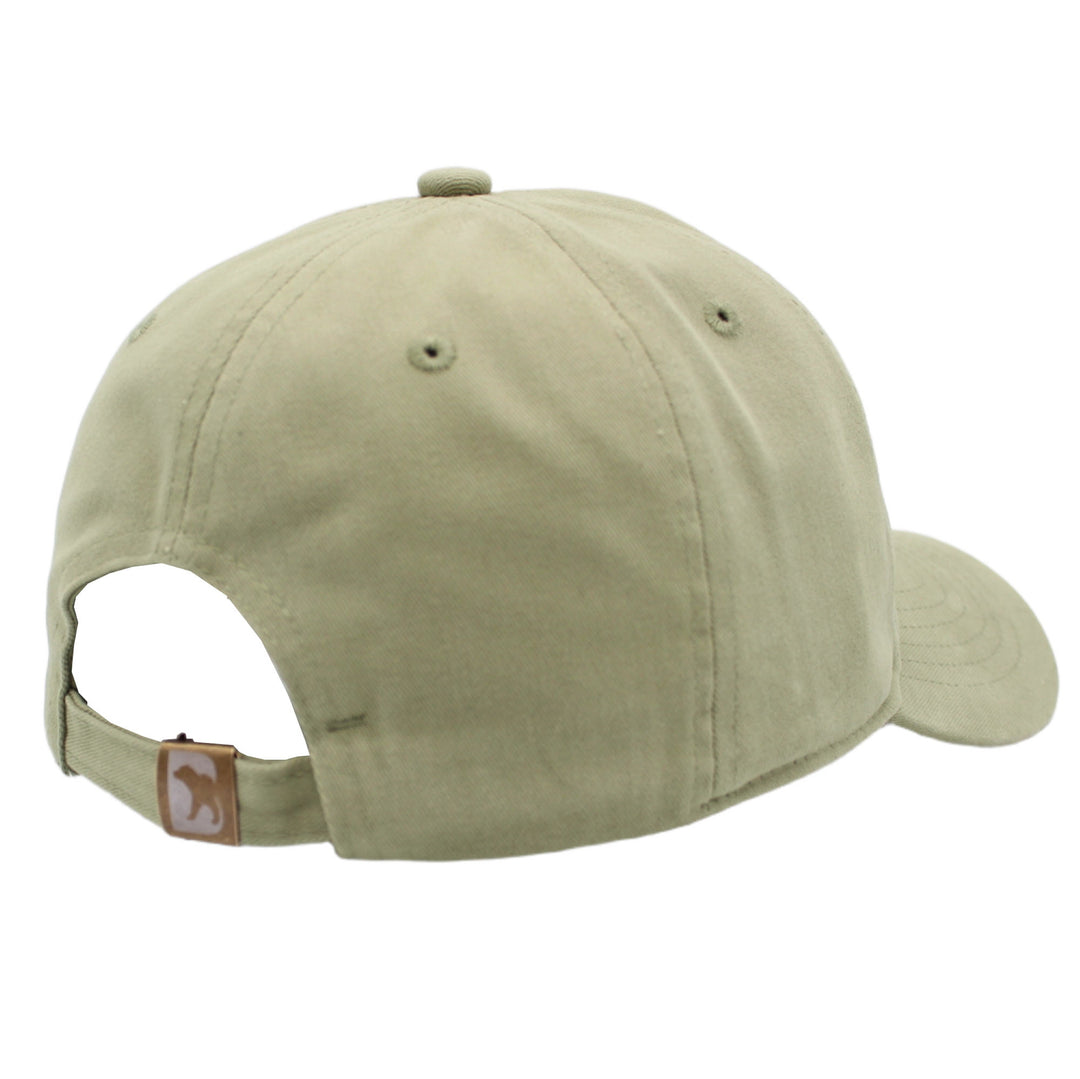 Bearbottom Logo Dad Hat in Green back view