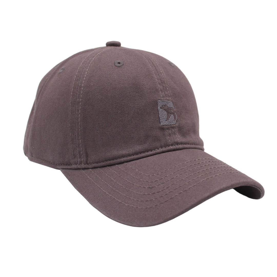 Bearbottom Logo Dad Hat Grey right side view