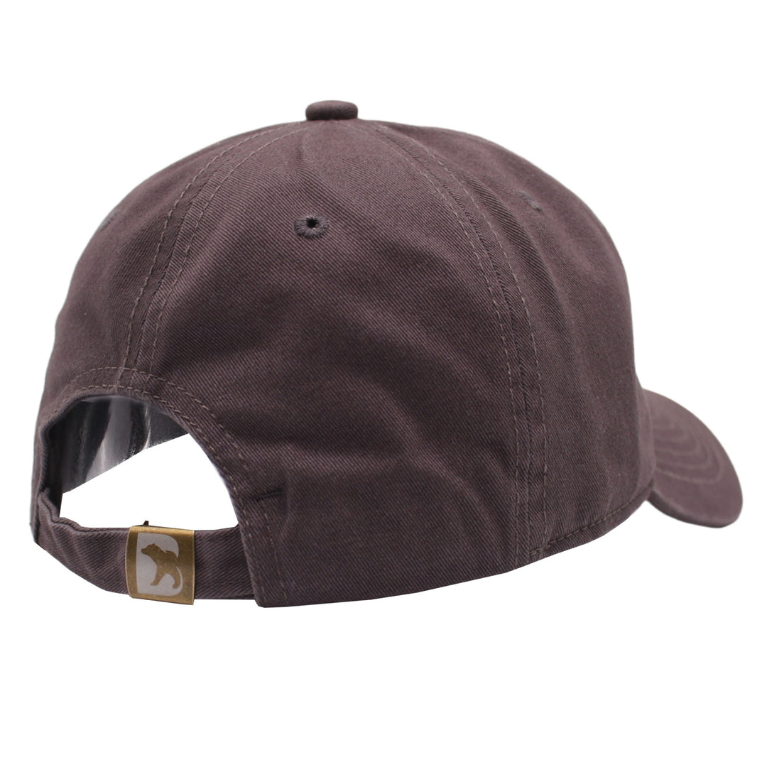 Bearbottom Logo Dad Hat Grey back side view