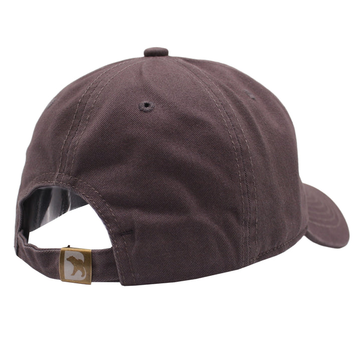 Bearbottom Logo Dad Hat Grey back side view