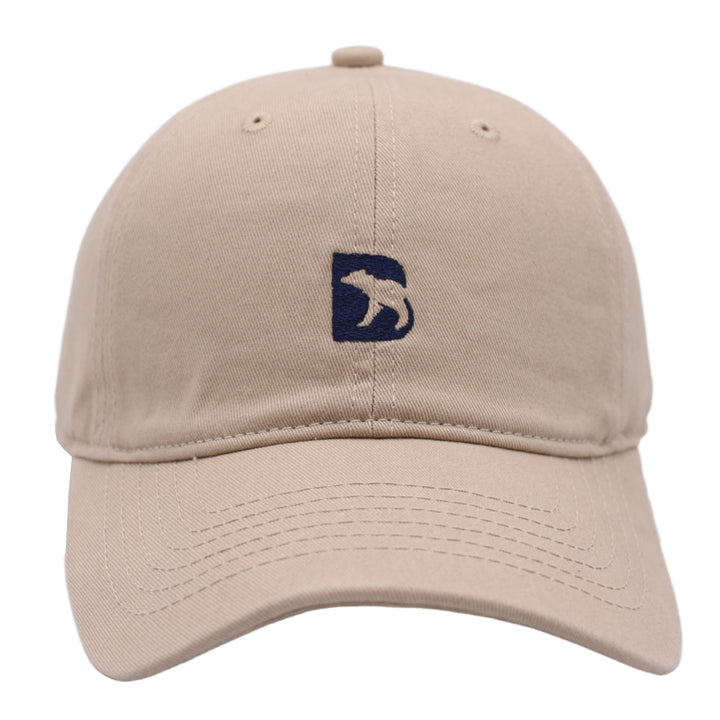 Bearbottom Logo Dad Hat Khaki front view