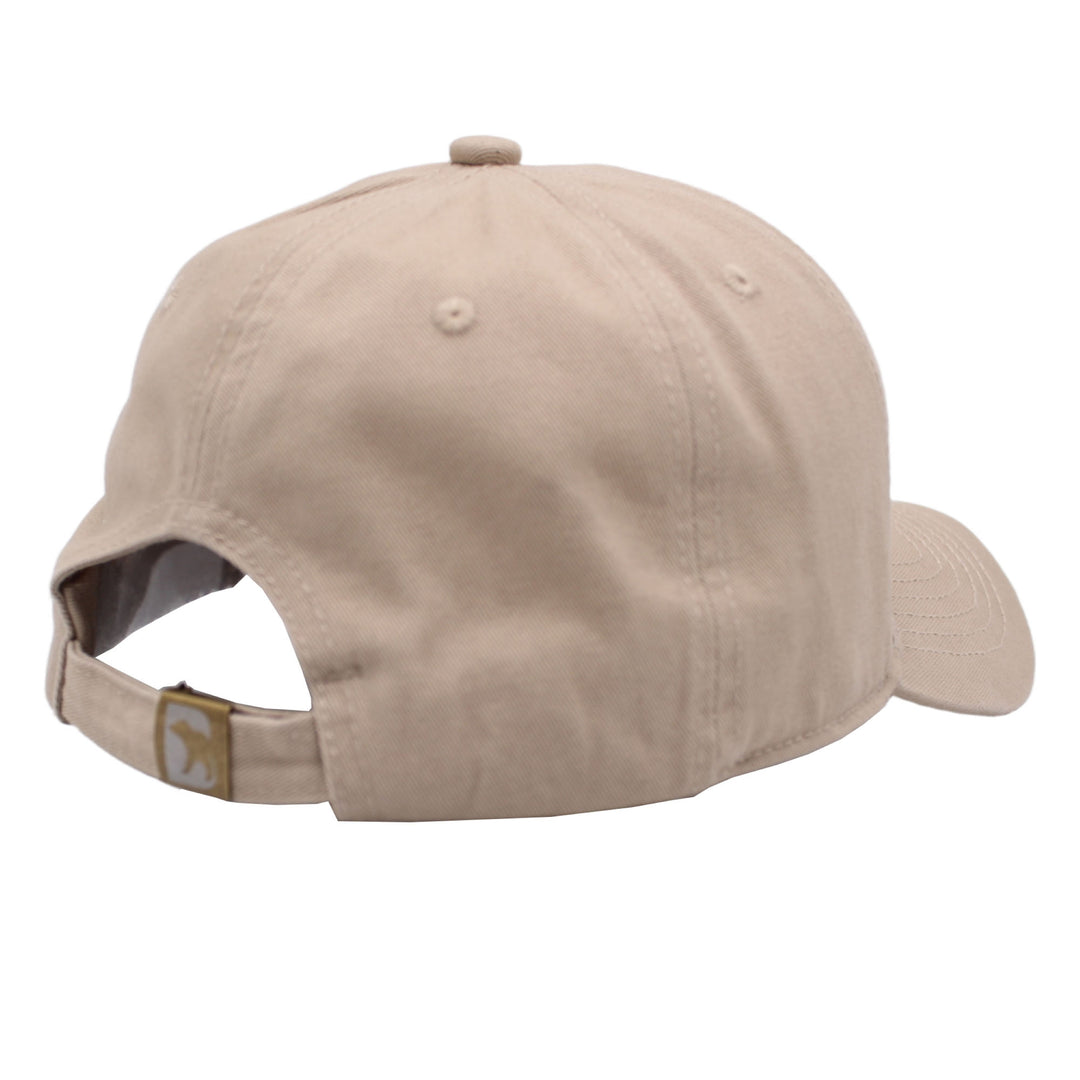 Bearbottom Logo Dad Hat Khaki back view