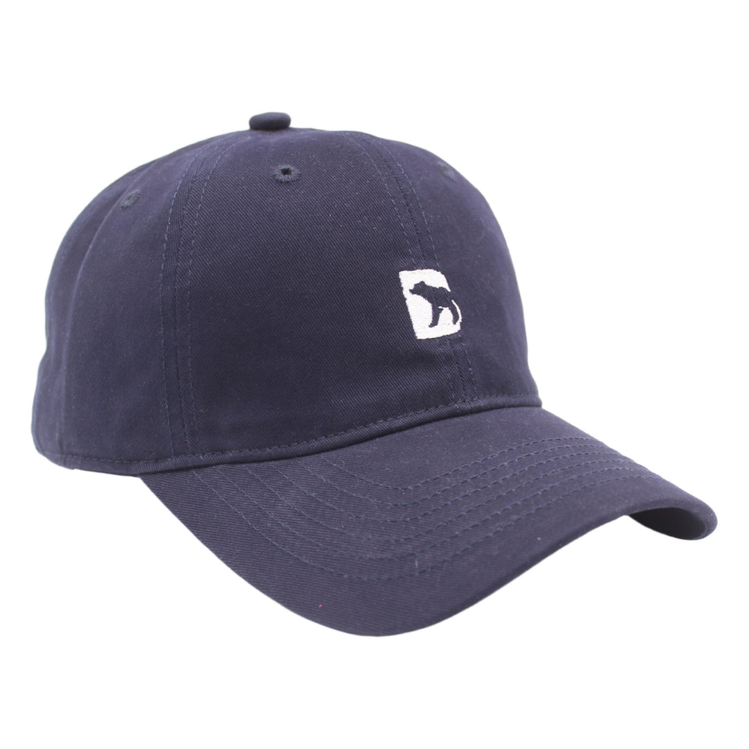 Bearbottom Logo Dad Hat Navy right side view