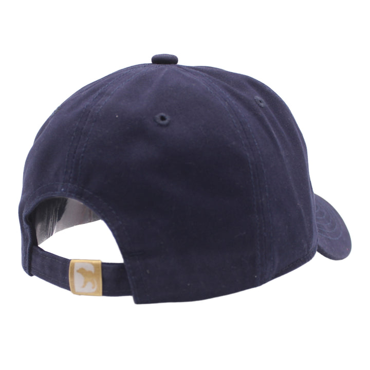 Bearbottom Logo Dad Hat Navy back side view
