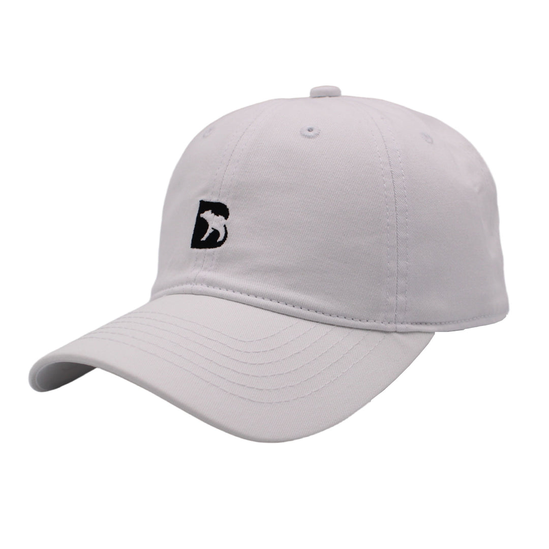 Bearbottom Logo Dad Hat White right side view