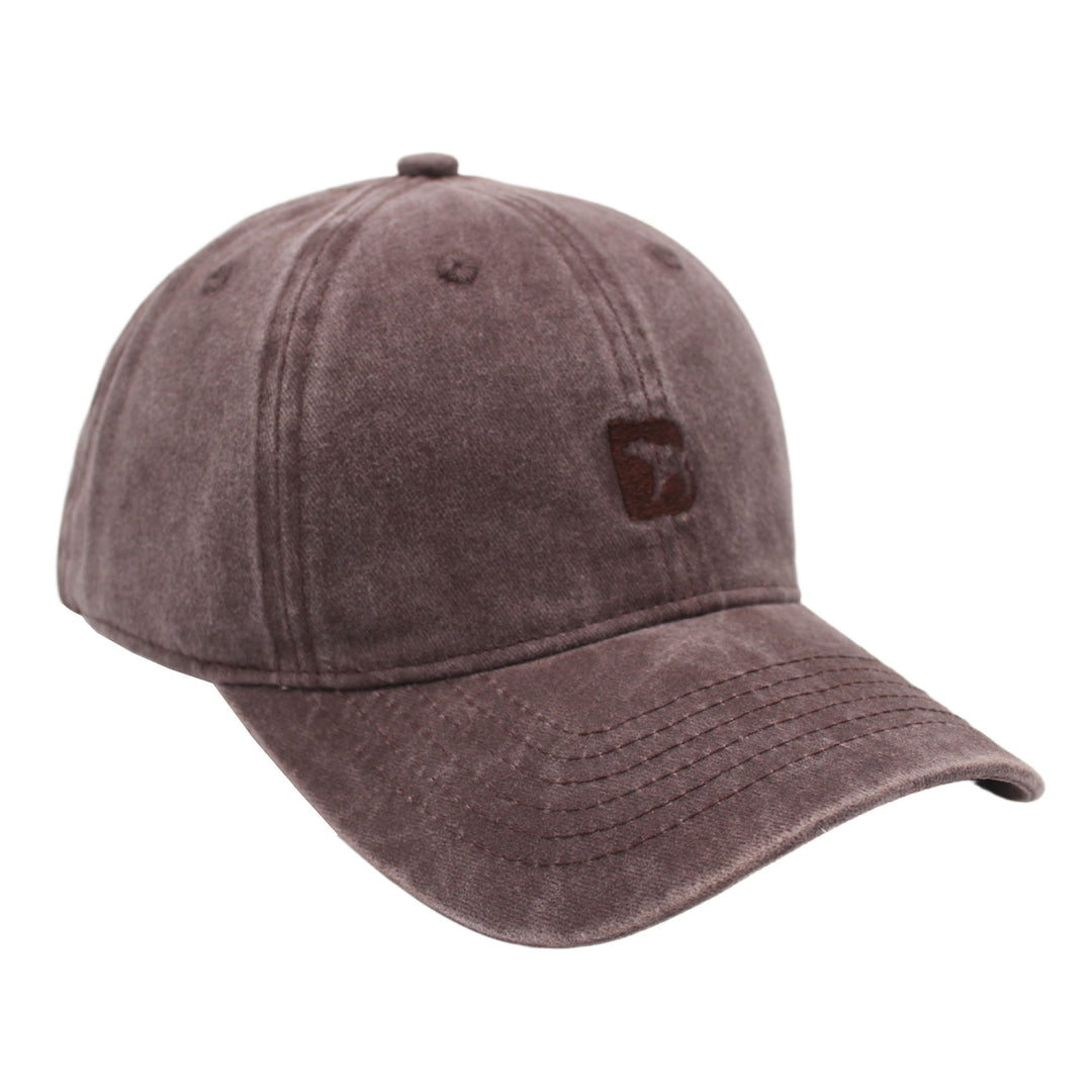 Bearbottom Logo Dad Hat Washed coffee right side view