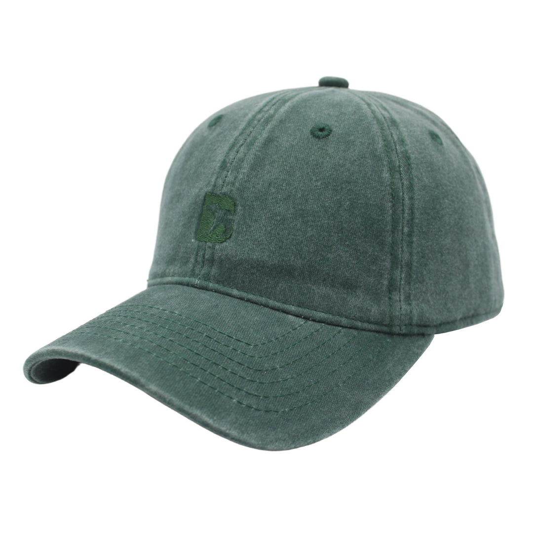 Bearbottom Logo Dad Hat Washed green left side view