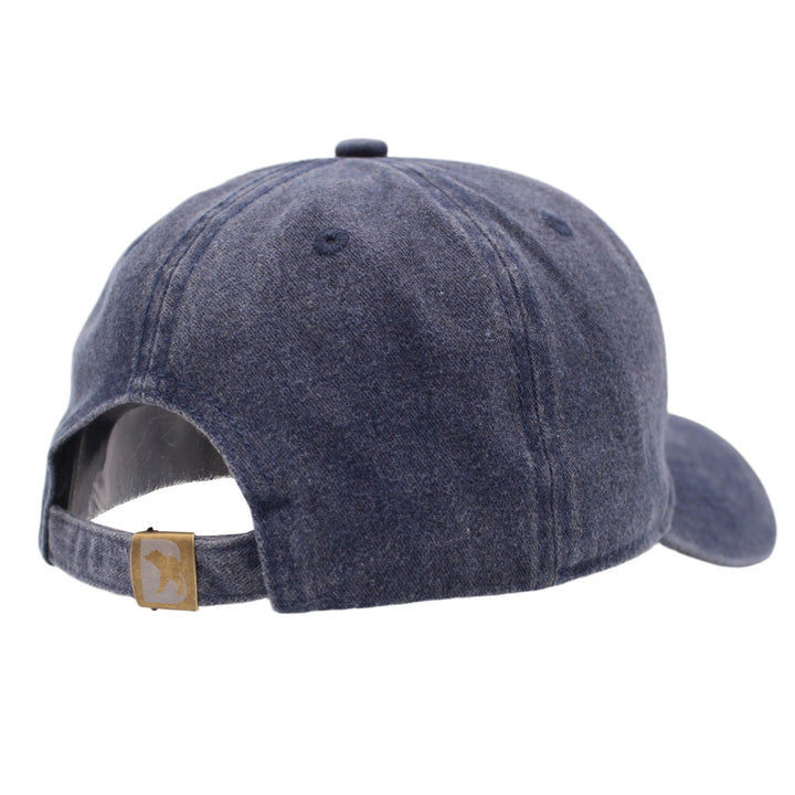 Bearbottom Logo Dad Hat Washed navy left side view