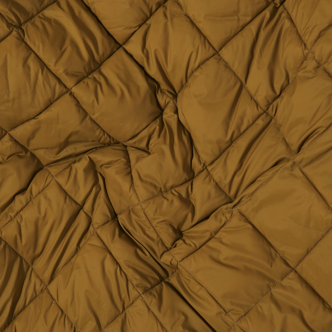 Backyard Quilted Jacket Cider close up fabric