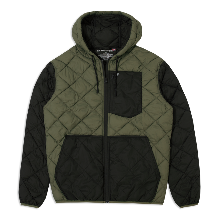 Backyard Quilted Jacket Fern front