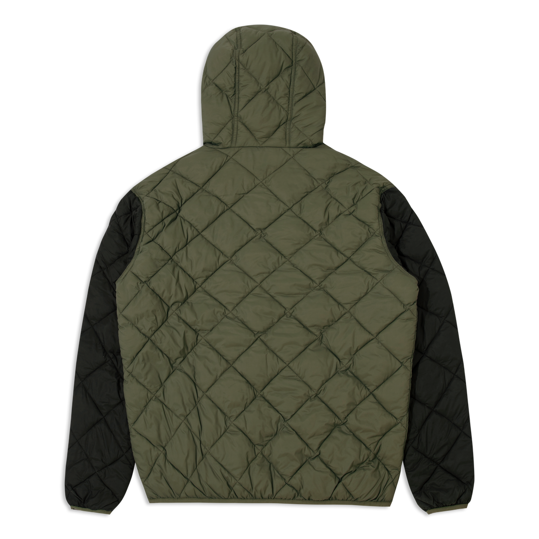 Backyard Quilted Jacket Fern back hood up