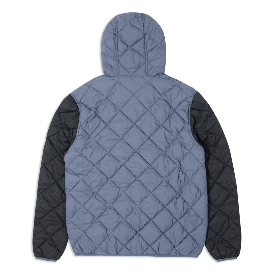 Backyard Quilted Jacket Flint back hood up