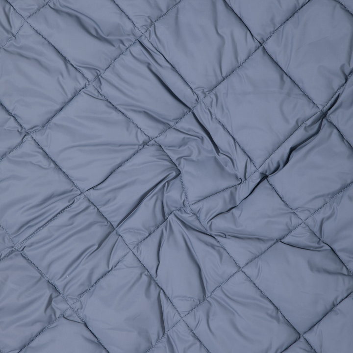 Backyard Quilted Jacket Flint close up fabric