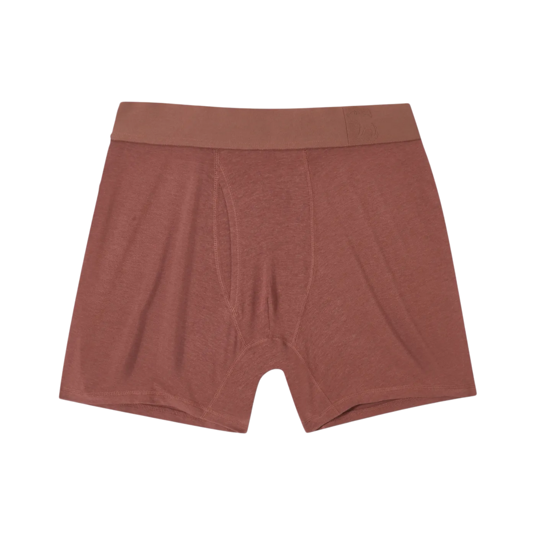 Bamboo Brief Deep Mauve front flat
