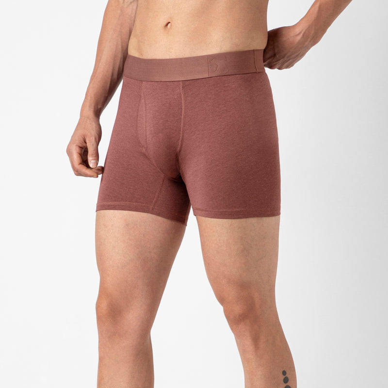 Deep Mauve Bamboo Boxer Brief