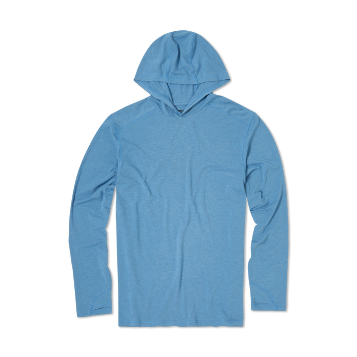 Bamboo Hoodie Bright Cobalt front flat